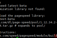 为nginx配置nginx_pagespeed优化访问速度-似水流年